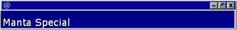 Manta Special