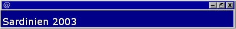 Sardinien 2003