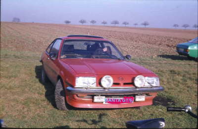 Opel Manta B GTE rot Langer Freitag